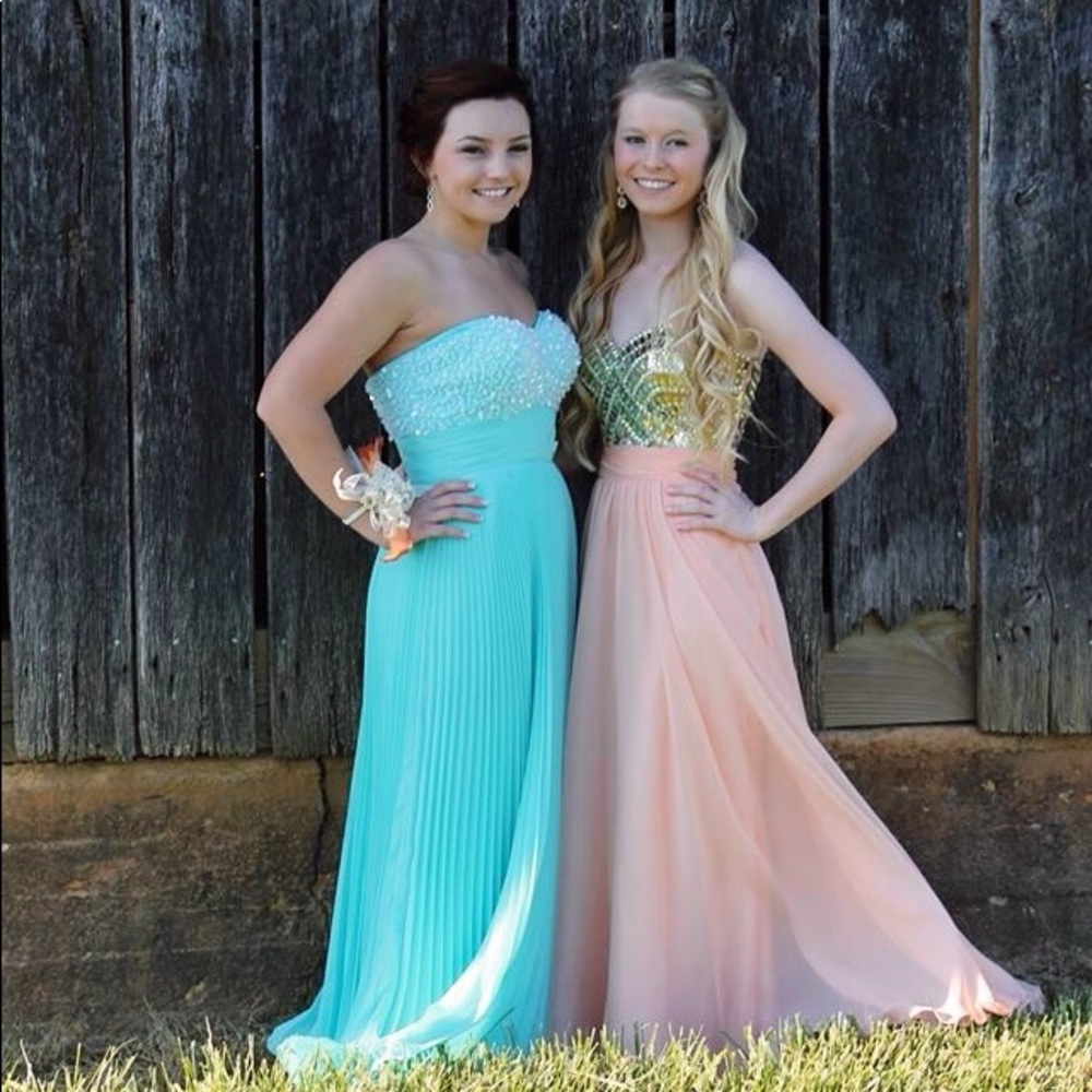 Aqua Formal Dress